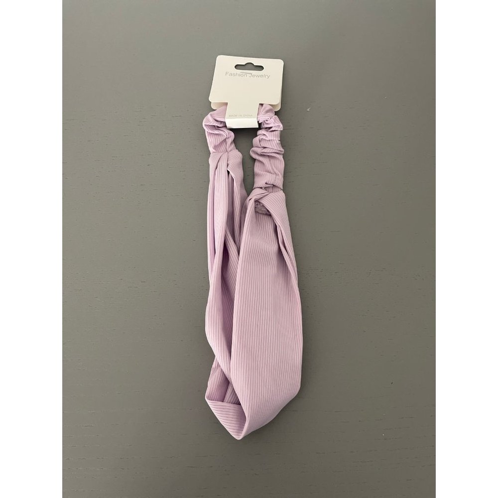 NEW HEADBAND TWIST STYLE COLOR PURPLE